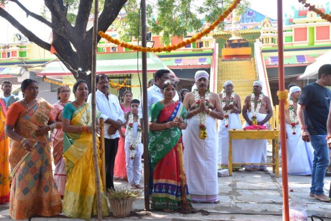 మండల పూజలో మూడవ రోజు మహా అన్నదానం…..