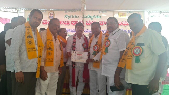 పద్మశాలి సంఘం రాష్ట్ర కార్యదర్శిగా మాచర్ల సారయ్య